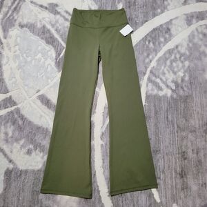 American Eagle High Rise Olive Green 'The Everything Flare' Women Pants Size M